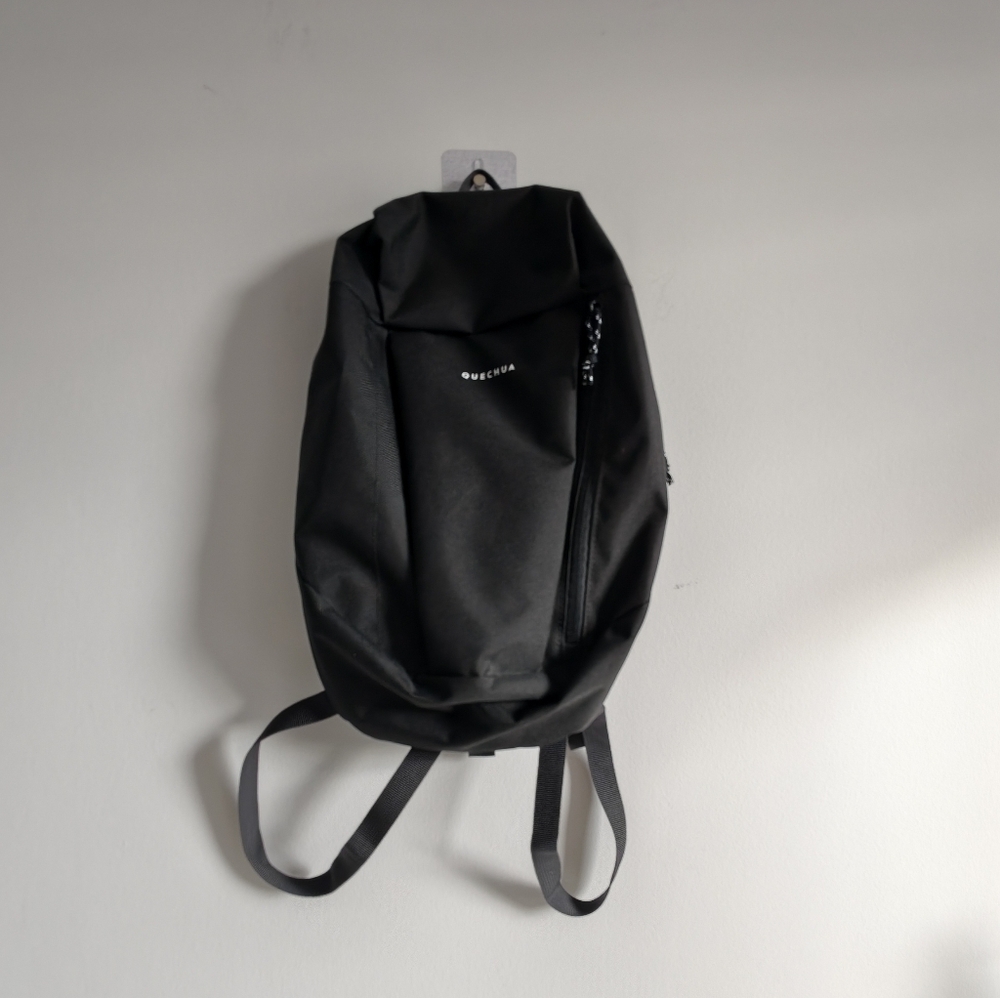 QUECHUA Black Backpack Unisex